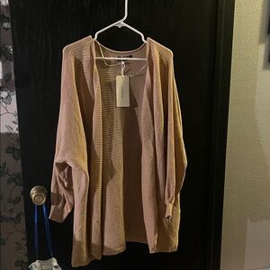 Women's Beige Sweater Cardigan